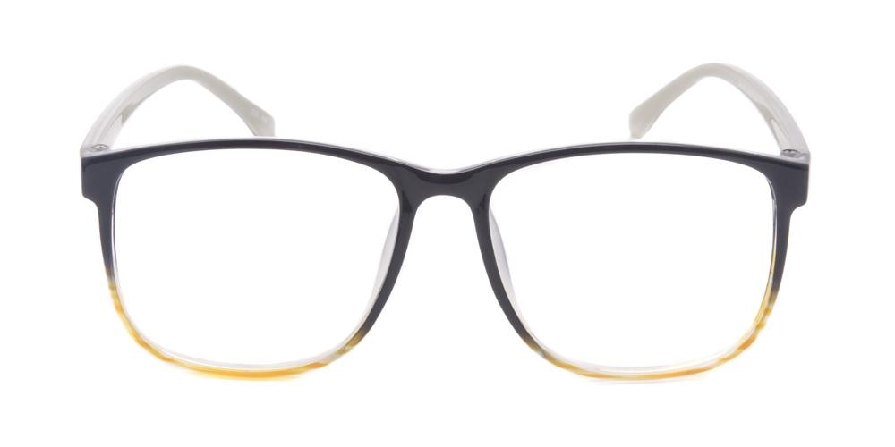 Duluth Black/Yellow Classic Wayframe TR90 Eyeglasses
