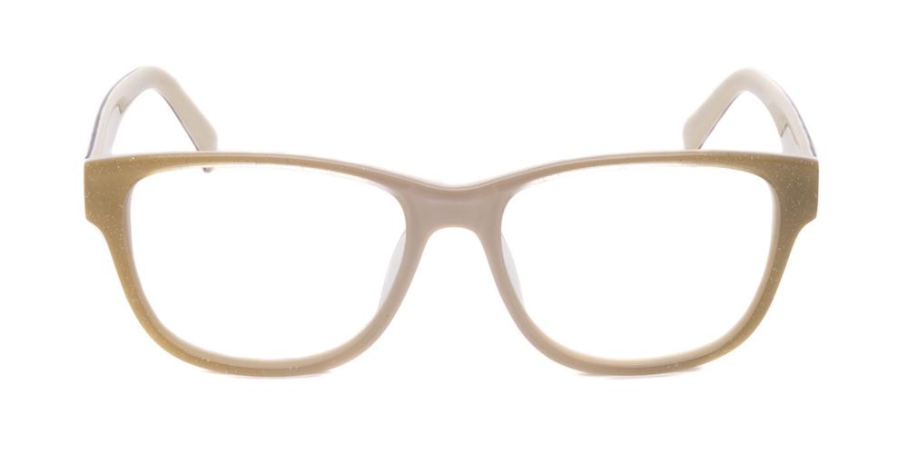 Hickory Cream Classic Wayframe Acetate Eyeglasses