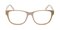 Hickory Cream Classic Wayframe Acetate Eyeglasses