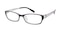Charlottesville Black Rectangle TR90 Eyeglasses