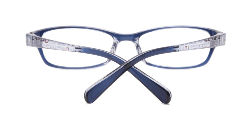 Charlottesville Blue Rectangle TR90 Eyeglasses