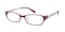 Charlottesville Purple Rectangle TR90 Eyeglasses