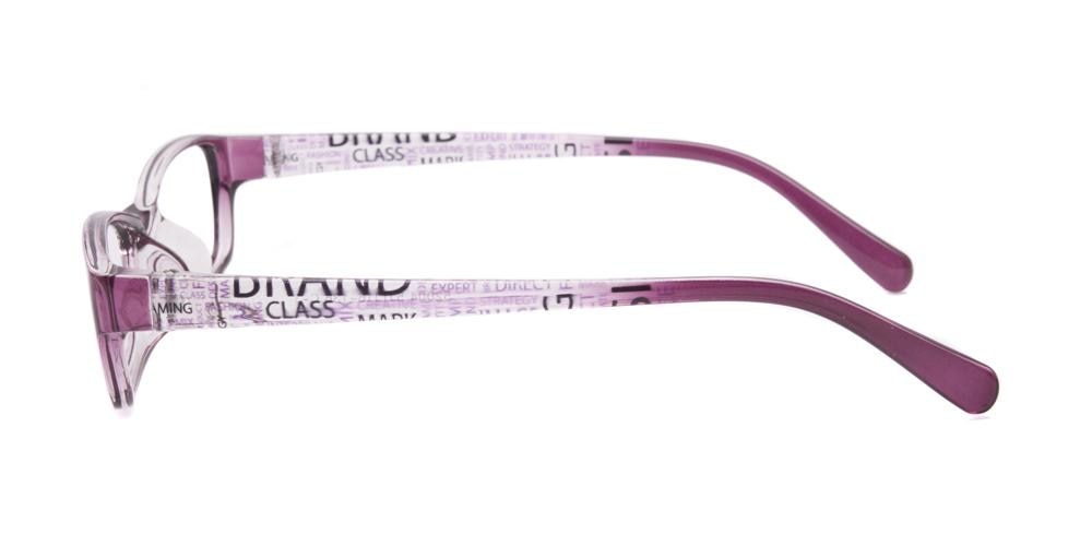 Charlottesville Purple Rectangle TR90 Eyeglasses