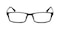 Bristol Black/Silver Rectangle Ultem Eyeglasses