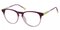 Peekskill Burgundy/Crystal Classic Wayframe Acetate Eyeglasses