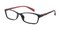 Topeka Black/Red Rectangle TR90 Eyeglasses