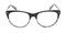 Katherine Black/Crystal pattern Cat Eye Acetate Eyeglasses