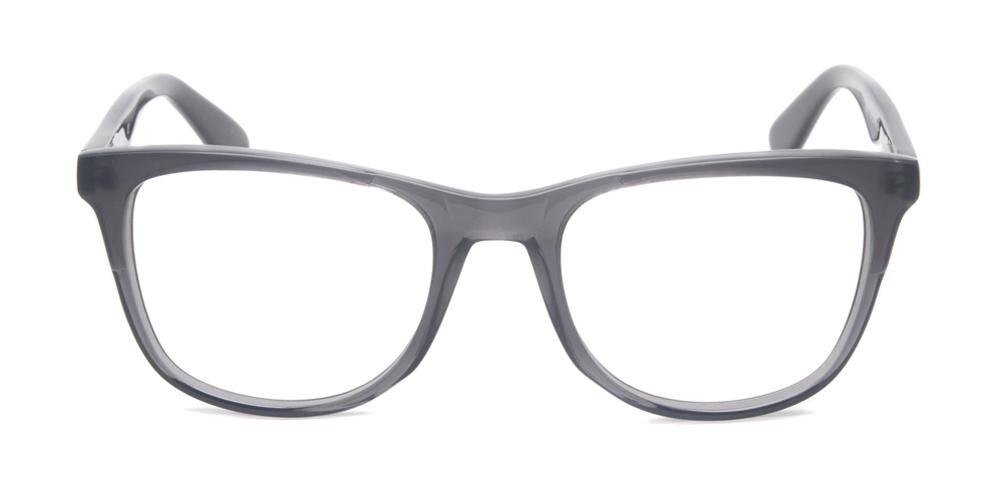 Newark Gray Classic Wayframe Acetate Eyeglasses
