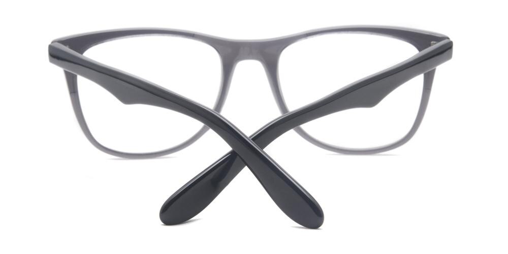 Newark Gray Classic Wayframe Acetate Eyeglasses