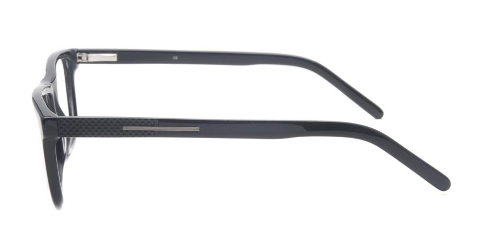 Williamsport Black Rectangle Acetate Eyeglasses