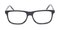 Williamsport Black Rectangle Acetate Eyeglasses