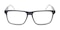 Racine Black/Crystal Rectangle Acetate Eyeglasses