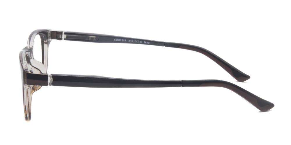 Clearwater Brown/Tortoise Classic Wayframe Plastic Eyeglasses