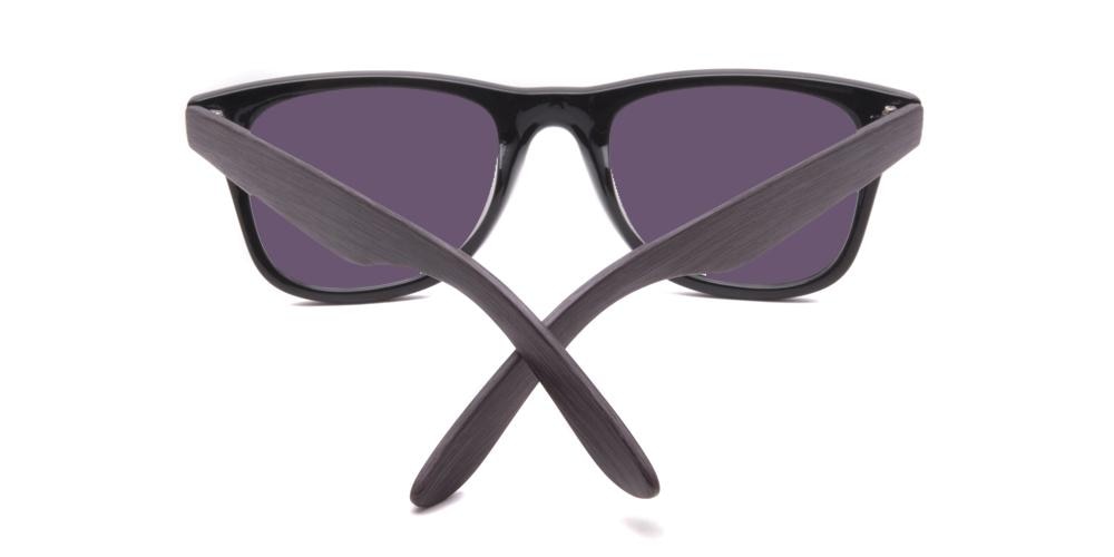 Sudbury Black Classic Wayframe Plastic Sunglasses