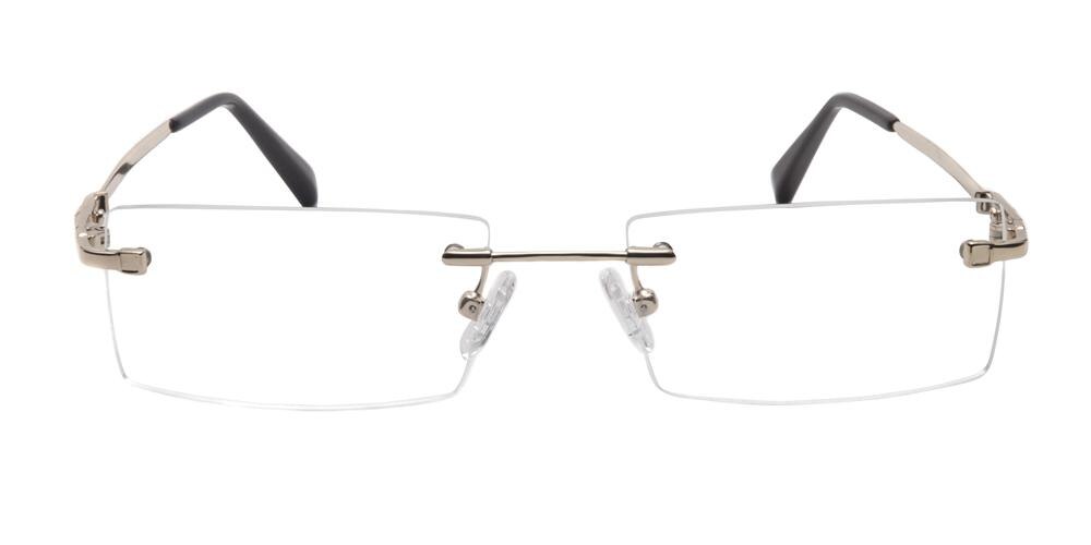Frederick Golden Rectangle Metal Eyeglasses