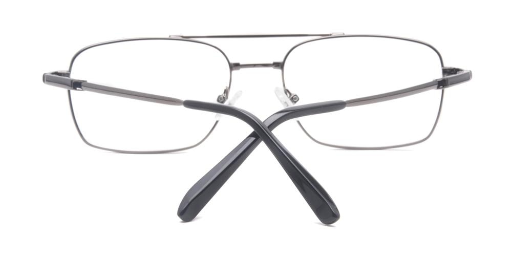 Worcester Gunmetal Aviator Metal Eyeglasses