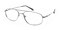 Hastings Gunmetal Aviator Metal Eyeglasses