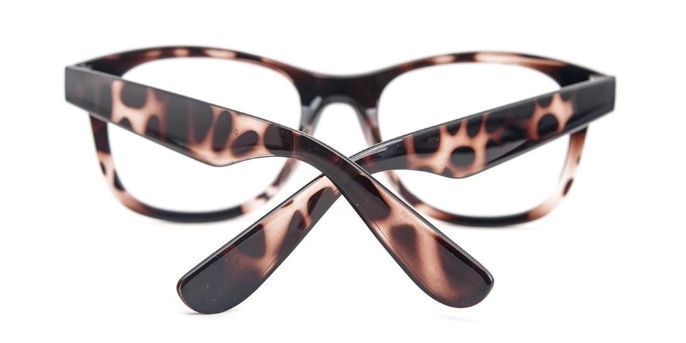 Dupont Tortoise Classic Wayframe Plastic Eyeglasses