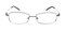 Trafford Gunmetal Rectangle Metal Eyeglasses