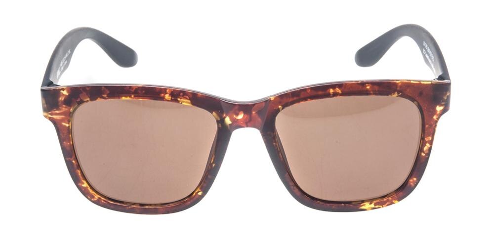 Concord Tortoise/Black Square Plastic Sunglasses