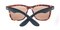 Concord Tortoise/Black Square Plastic Sunglasses