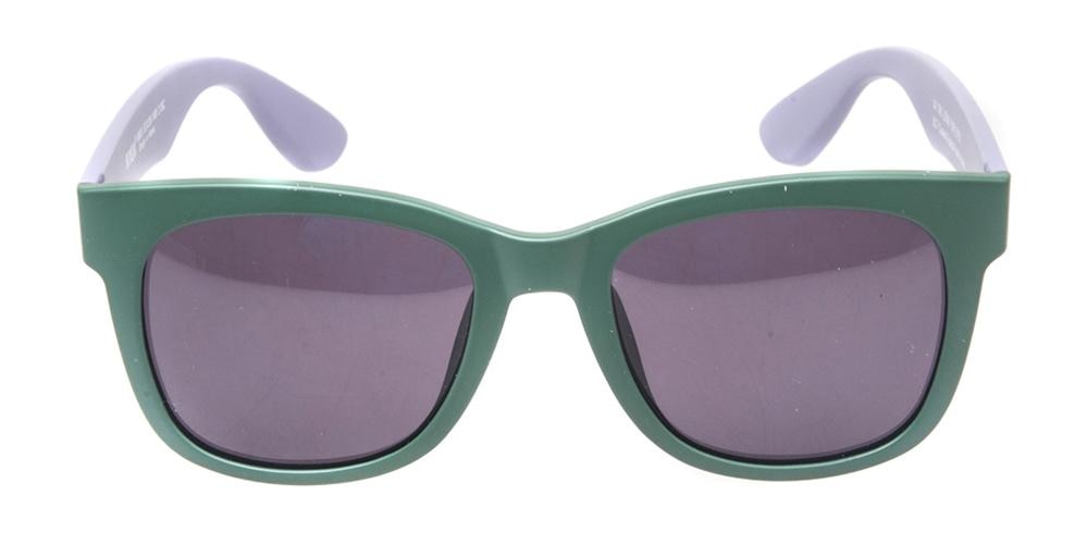 Morehead Green/Purple Classic Wayframe Plastic Sunglasses