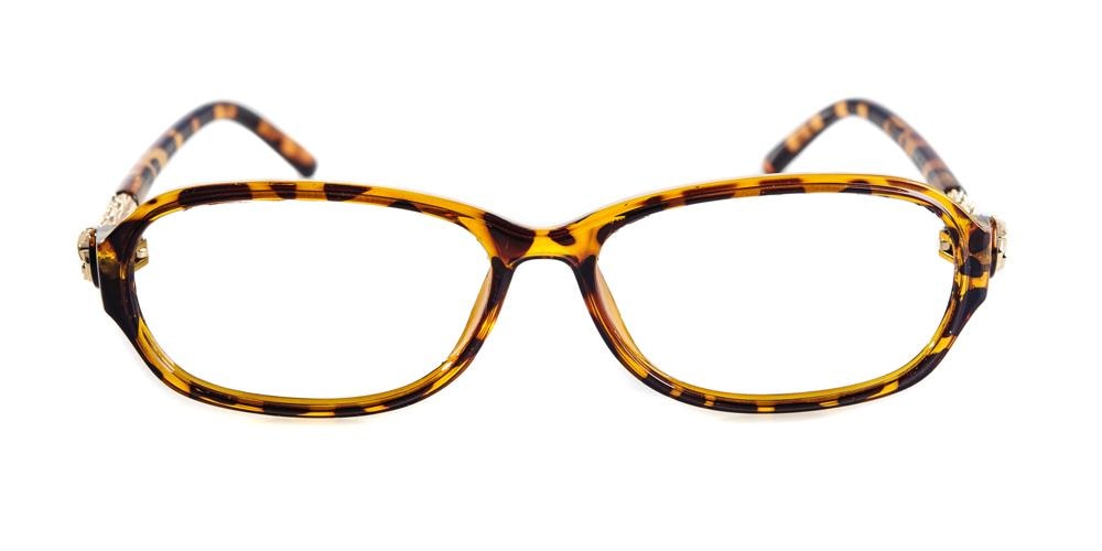 Dorothea Tortoise Oval Plastic Eyeglasses