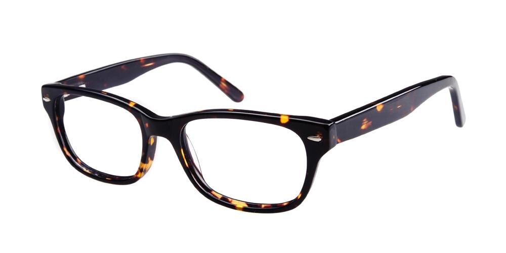 Terry Tortoise Classic Wayframe Acetate Eyeglasses
