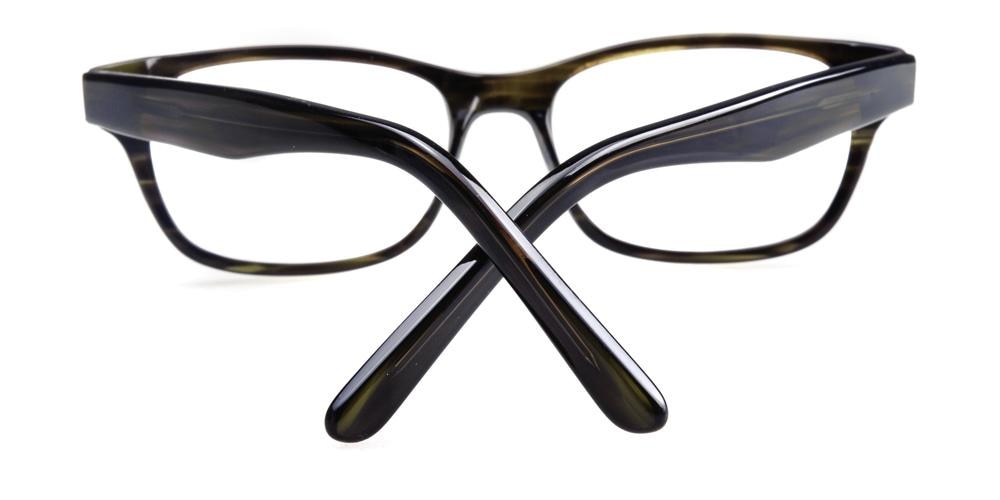 Terry Grey Classic Wayframe Acetate Eyeglasses
