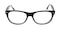 Malcolm  Black/Crystal Classic Wayframe Acetate Eyeglasses