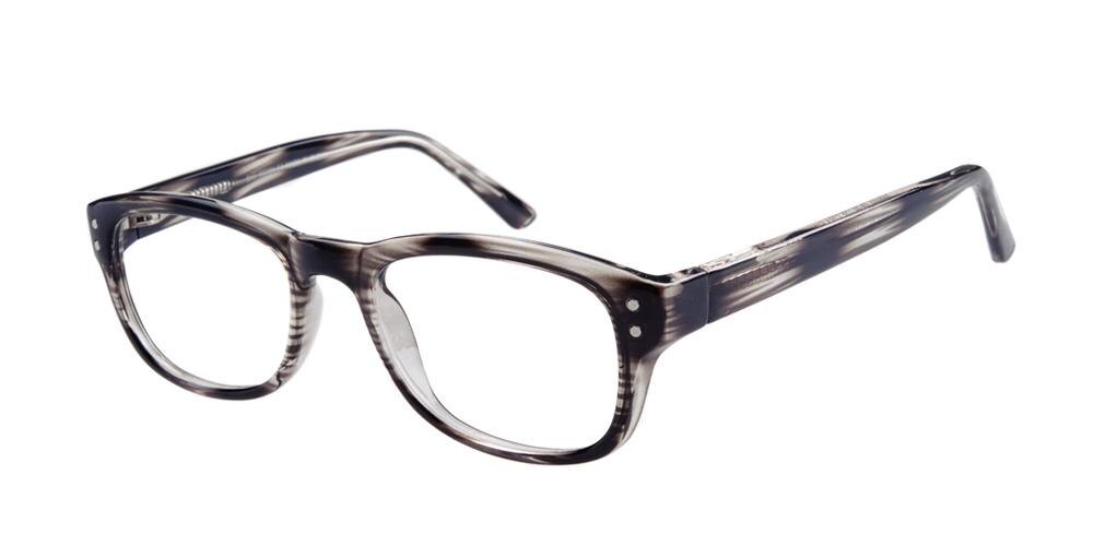 Edith Grey Classic Wayframe Plastic Eyeglasses
