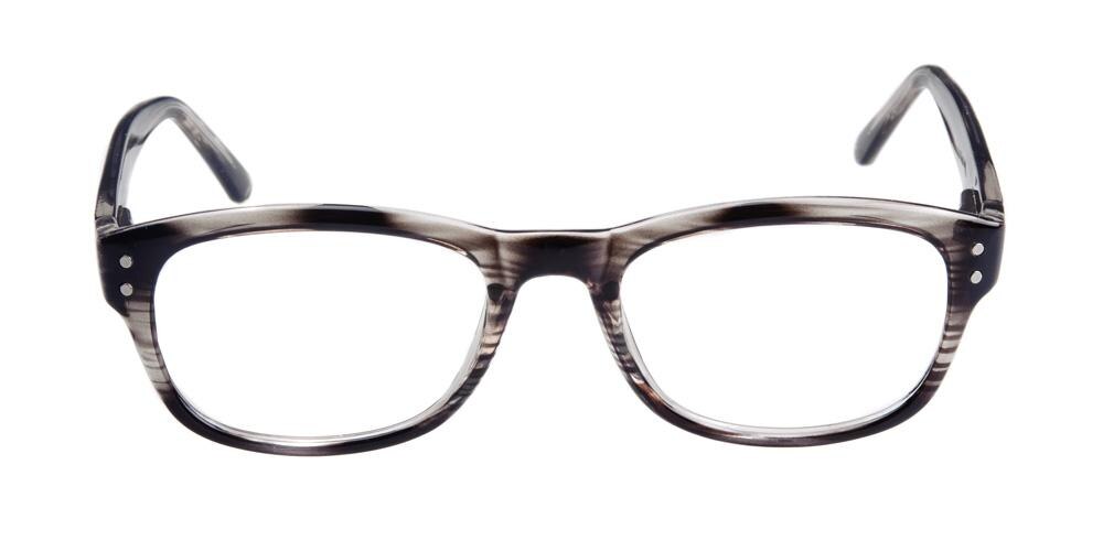 Edith Grey Classic Wayframe Plastic Eyeglasses