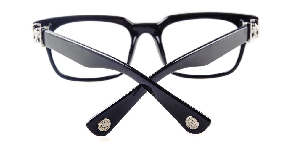 Ameli Black Square Plastic Eyeglasses