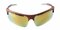 Hedda Brown Classic Wayframe Plastic Sunglasses