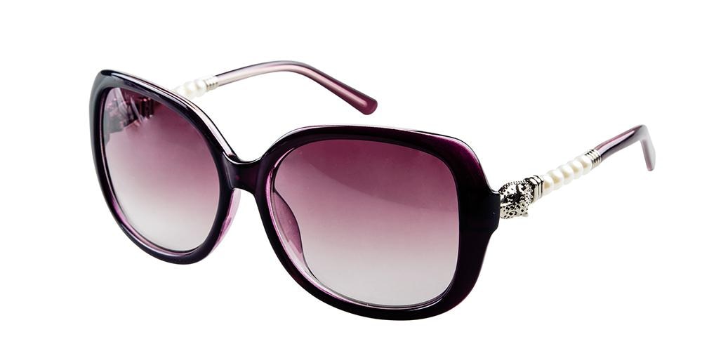 Fanny Purple Plastic Sunglasses