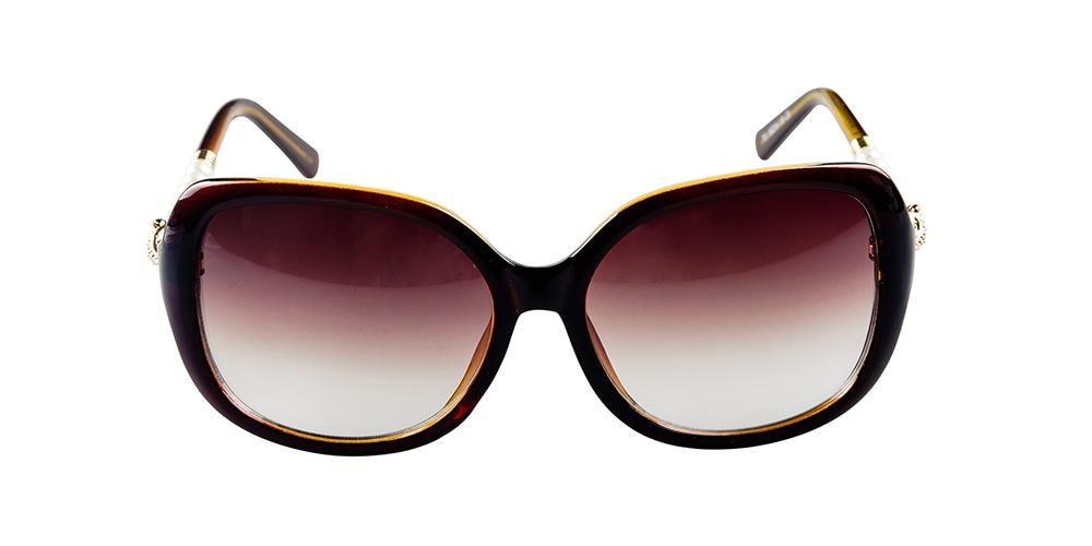 Fanny Brown Plastic Sunglasses