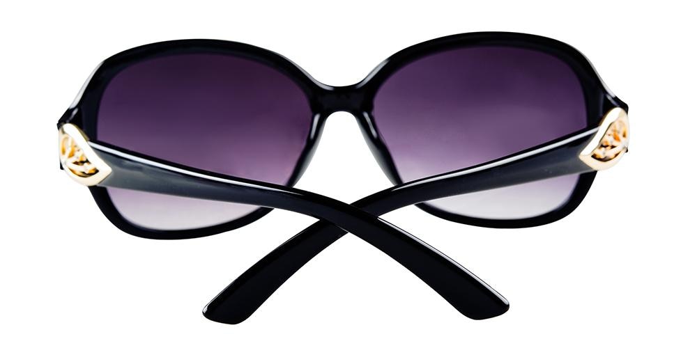Susanna Black Plastic Sunglasses