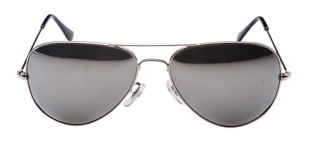Bblythe Silver Aviator Metal Sunglasses