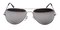 Bblythe Silver Aviator Metal Sunglasses