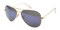 Bblythe Blue Aviator Metal Sunglasses