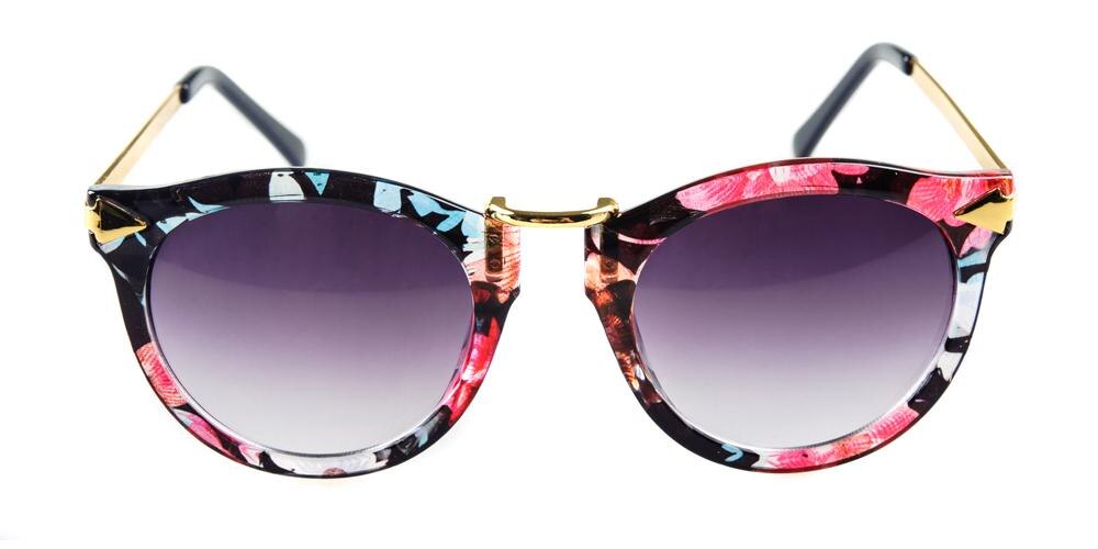 Althea Multicolor Round Plastic Sunglasses