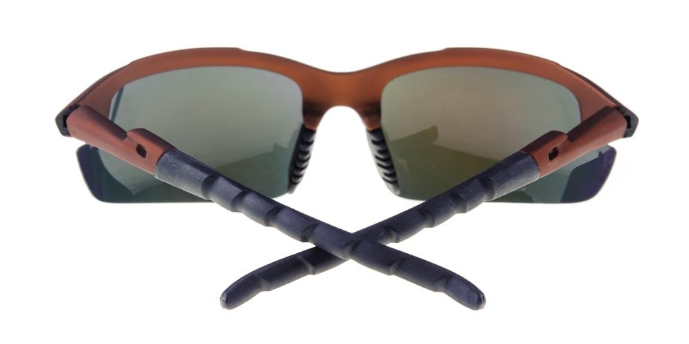 Dolores Brown Classic Wayframe Plastic Sunglasses