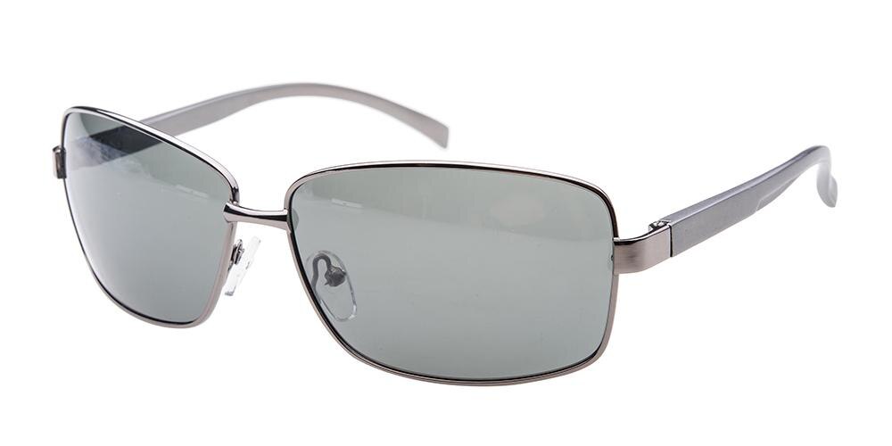 Brook Gunmetal Aviator Metal Sunglasses
