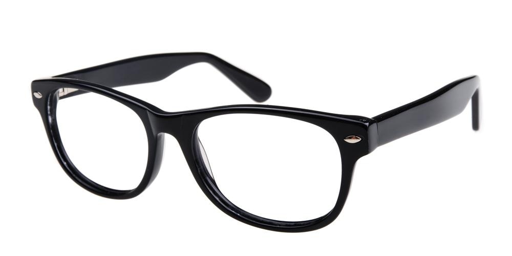 Prudence Black Classic Wayframe Acetate Eyeglasses
