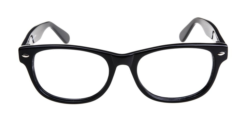 Prudence Black Classic Wayframe Acetate Eyeglasses