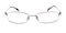 Emmie Pink Rectangle Metal Eyeglasses