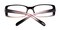Pendleton Brown Rectangle Plastic Eyeglasses