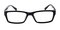 Greenville Black Rectangle Plastic Eyeglasses
