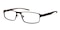 LaCrosse Brown Rectangle Titanium Eyeglasses
