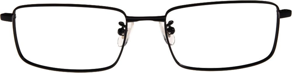 Tacoma Black Rectangle Titanium Eyeglasses